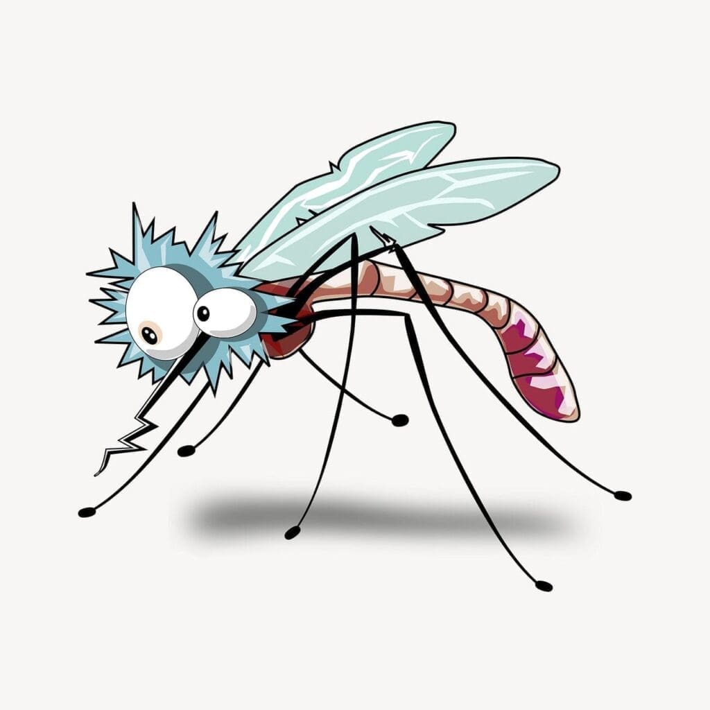 Mosquito cartoon clipart for wondercide indoor pest control